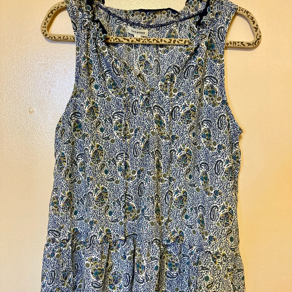 Max Studio Sleeveless Blouse-New with Tag